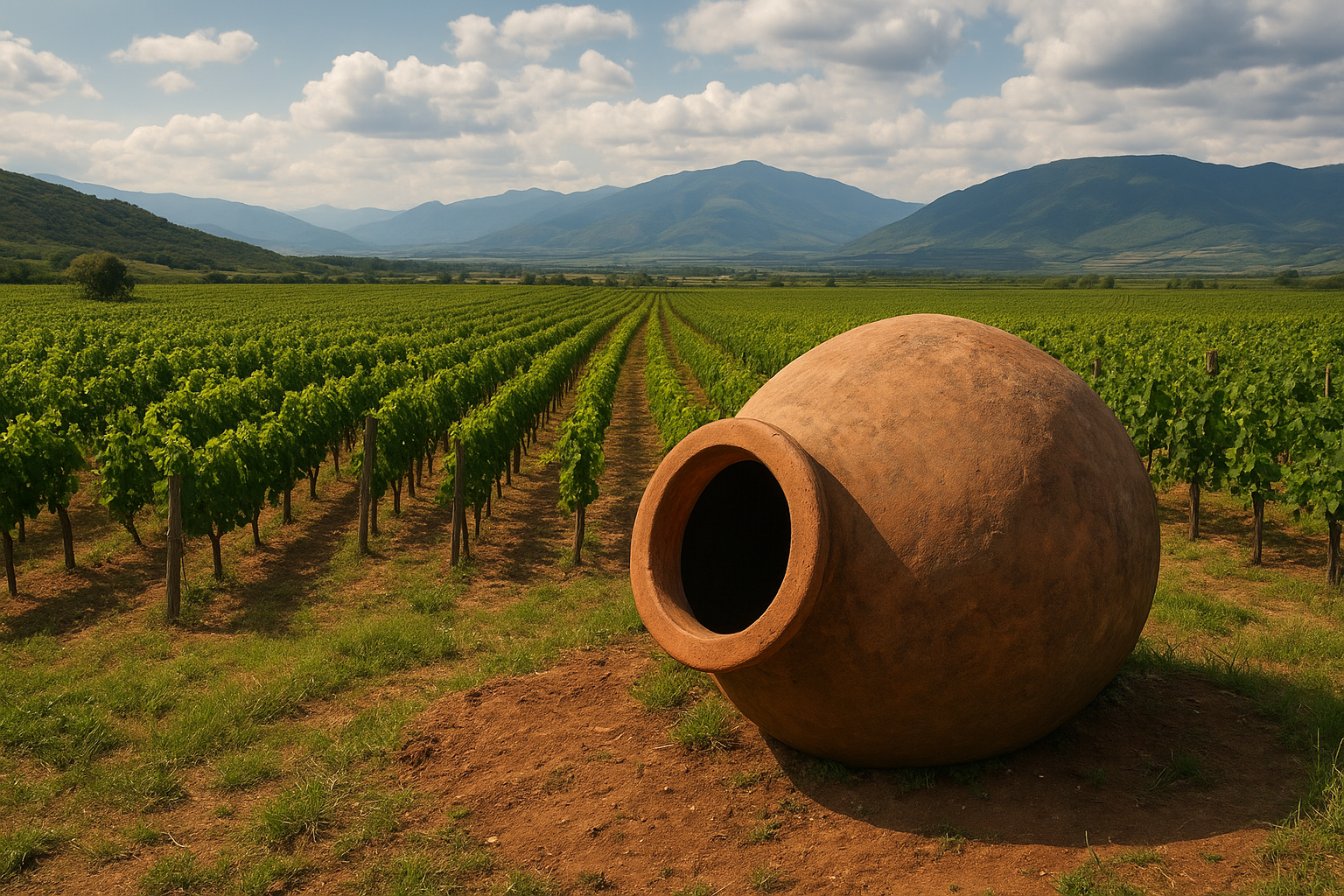 Weinreise zu der Weinlese nach Georgien