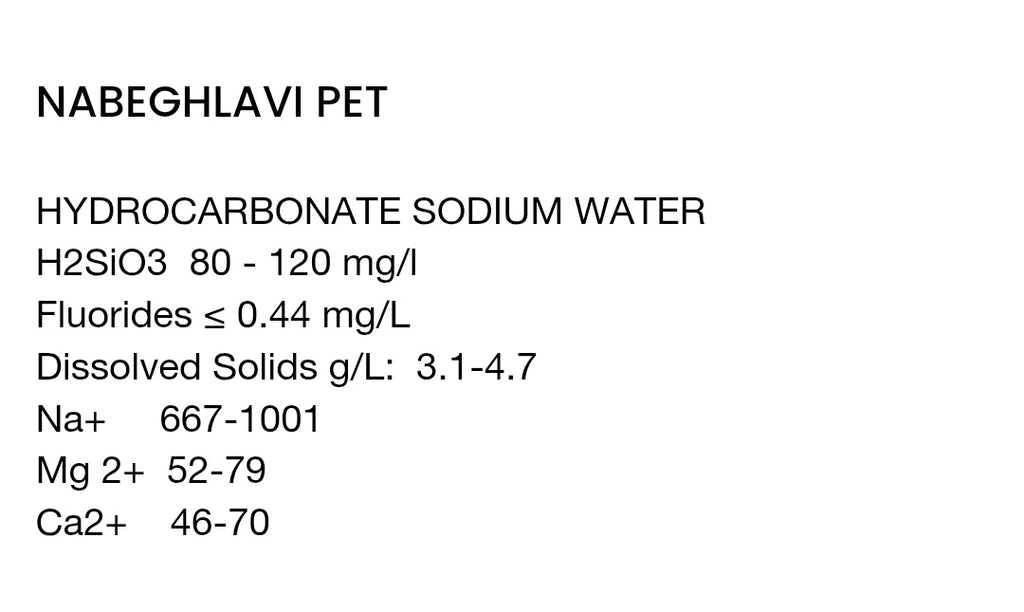 Nabeghlavi  Glasflasche 0.5l