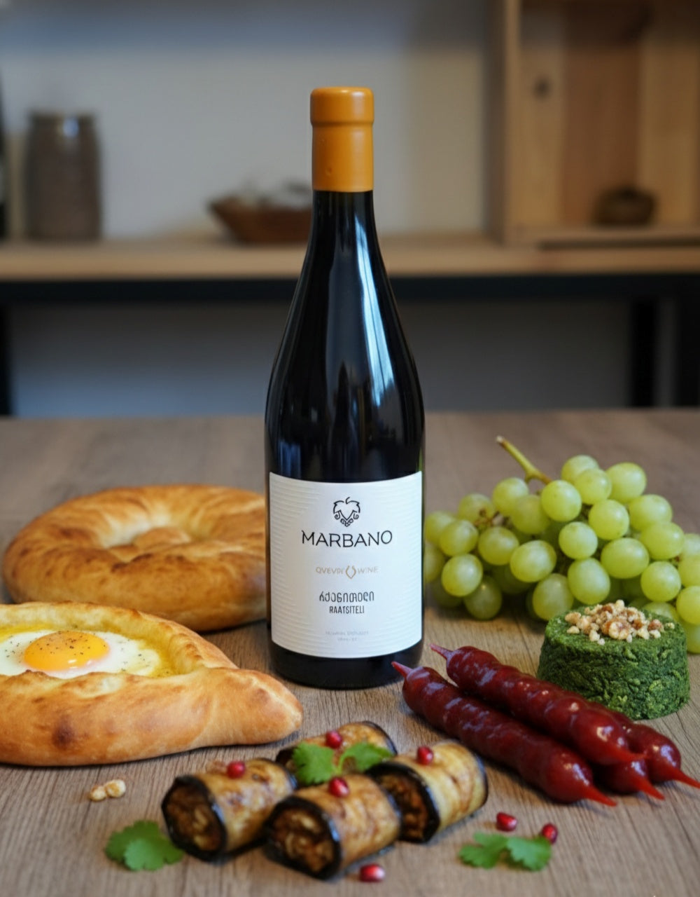 2019 Rkatsiteli- Chinuri Qvevri-Amberwein Marbano Winery