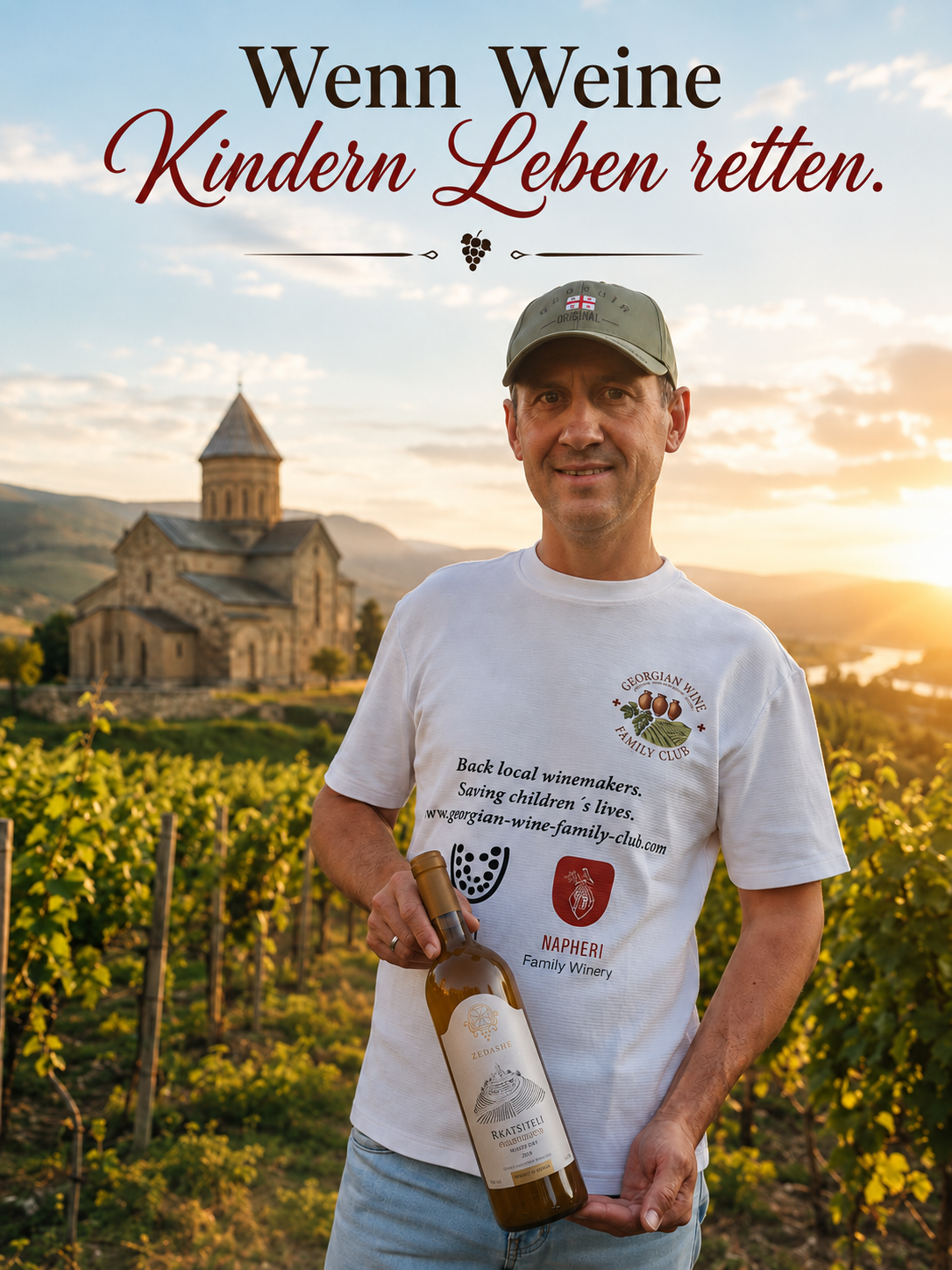2019 Rkatsiteli Qvevri Orange Wine ZEDAZENI Kloster