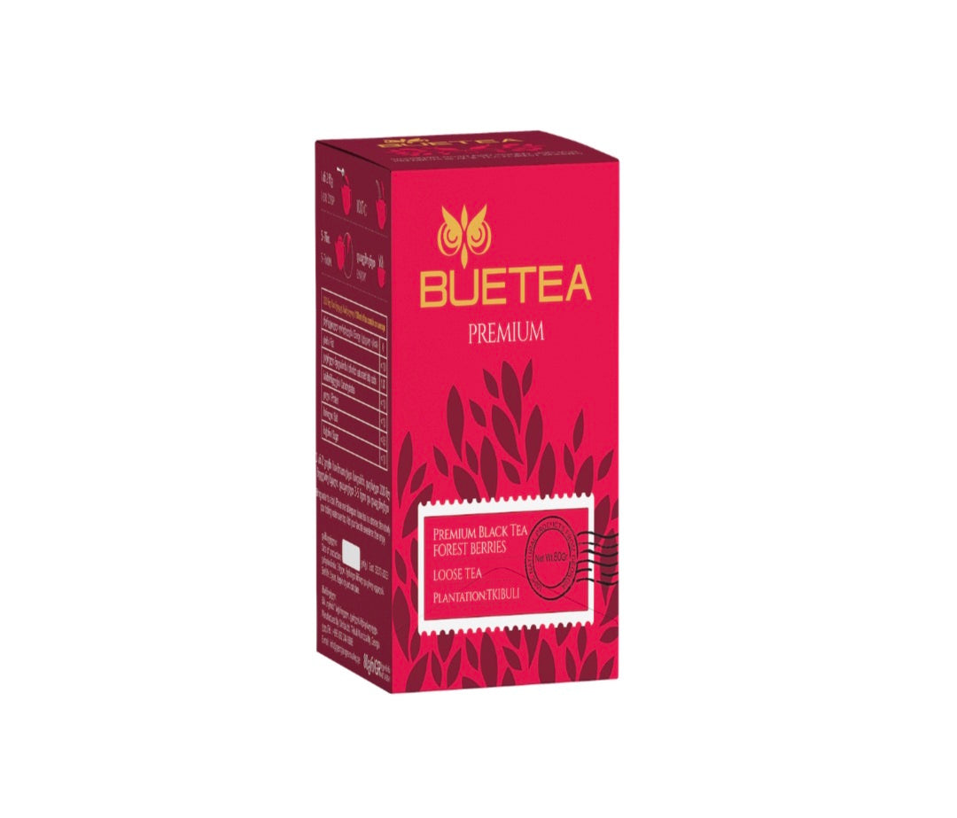 Schwarzer Tee mit Blaubeeren Premium Qualität lose